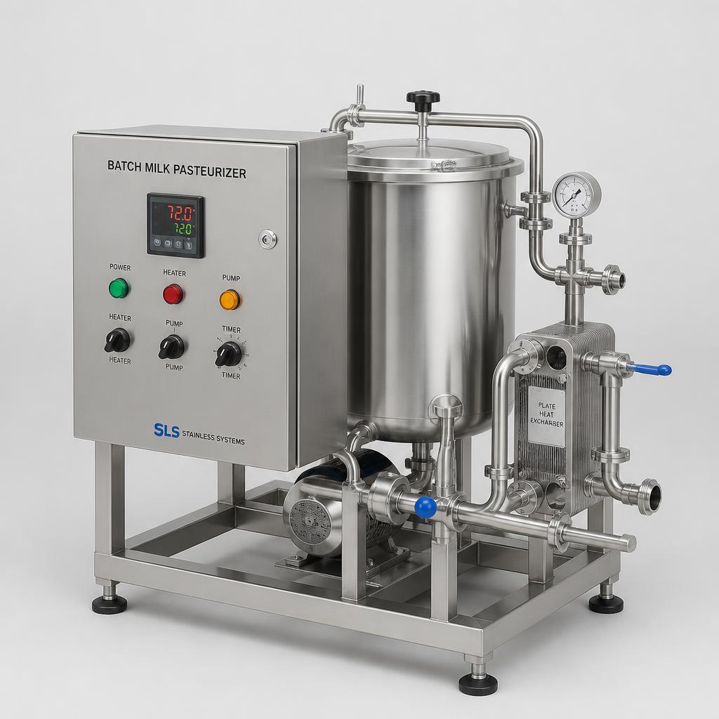 Batch Milk Pasteurizer 500L