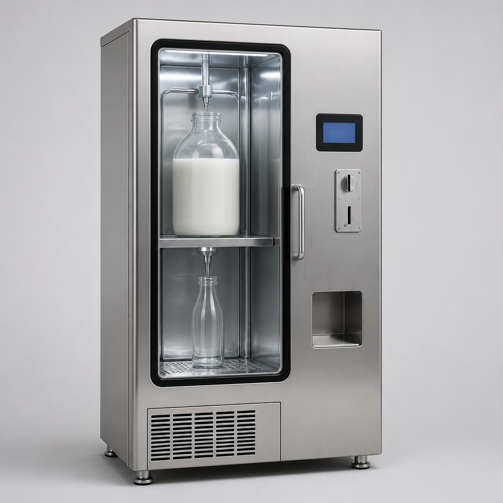 Refrigerated Milk Vending Machine
