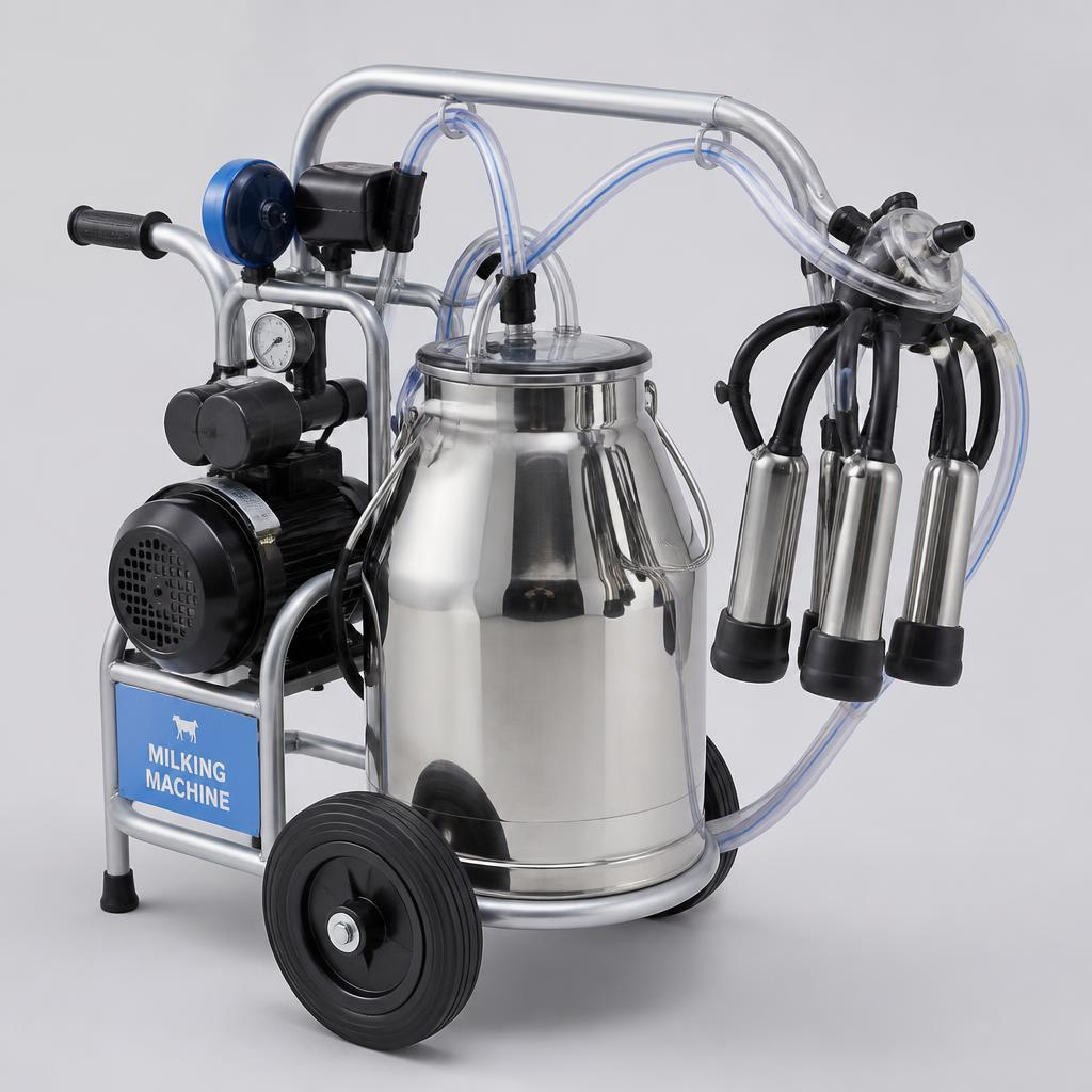 Portable Single-Cow Milking Machine